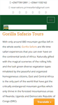 Mobile Screenshot of gorillasafaris-tours.com